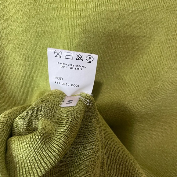 Vintage Y2K Green Gucci Silk Top Blouse size Small - Picture 6 of 9